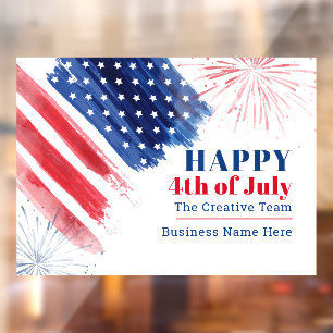 Happy July 4th Independence Day USA Business