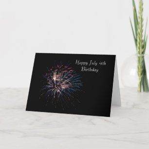 Happy July Forth Birthday Card