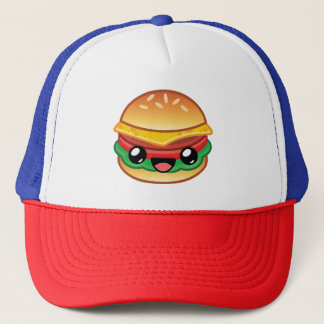 Happy Jump Burger Trucker Hat