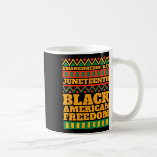 Happy Juneteenth 1865 Celebrate Emancipation Day B Coffee Mug