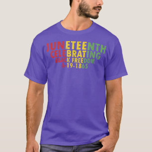 Happy Juneteenth Black Pride Retro Black History M T-Shirt