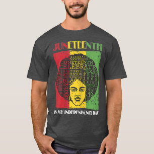 Happy Juneteenth Black Pride Retro Black History M T-Shirt