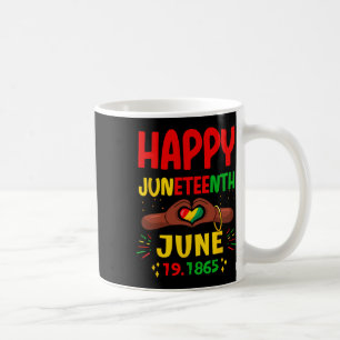 Happy Juneteenth Day Freedom Proud African America Coffee Mug