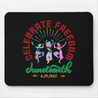 Happy juneteenth is my independence day  mouse pad