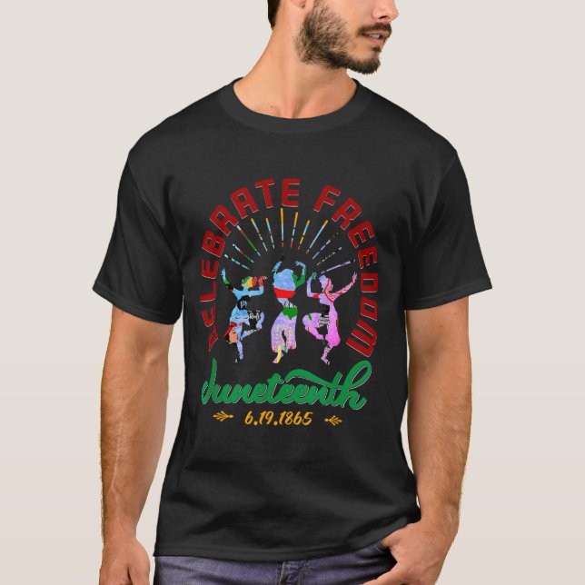 Happy juneteenth is my independence day  T-Shirt (Front)