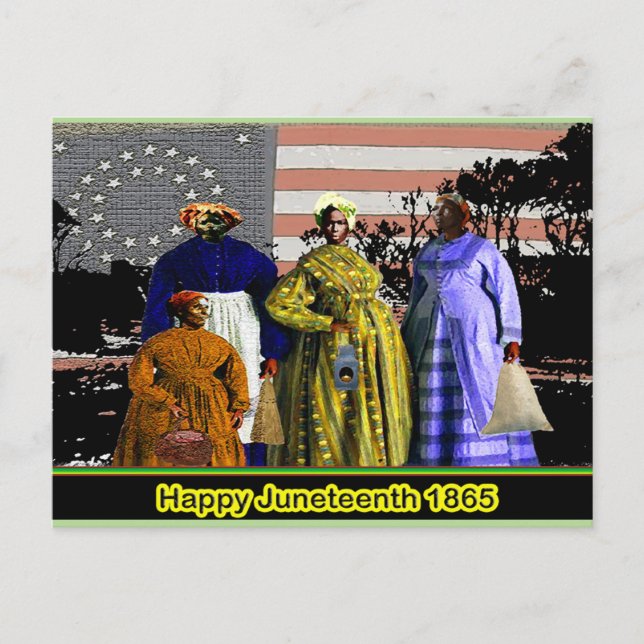 Happy Juneteenth Postcard (Front)
