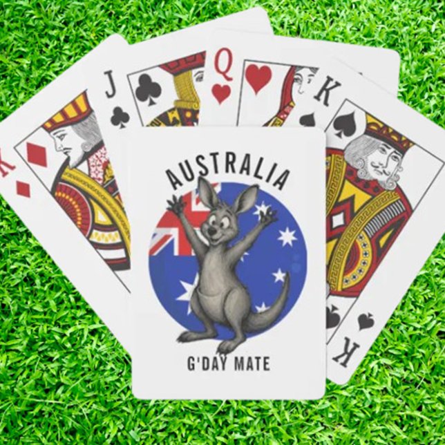 happy  kangaroo playing cards ( transform ordinary game nights into unforgettable experiences,)