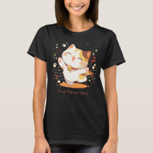 Happy Kawaii Calico Cat Dancing to Music