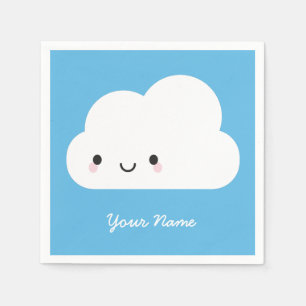 Happy Kawaii Cloud Napkin