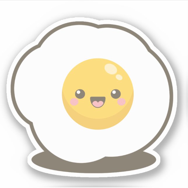 Happy Kawaii Fried Egg (Front)