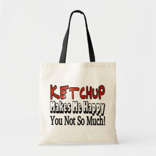 Happy Ketchup Tote Bag