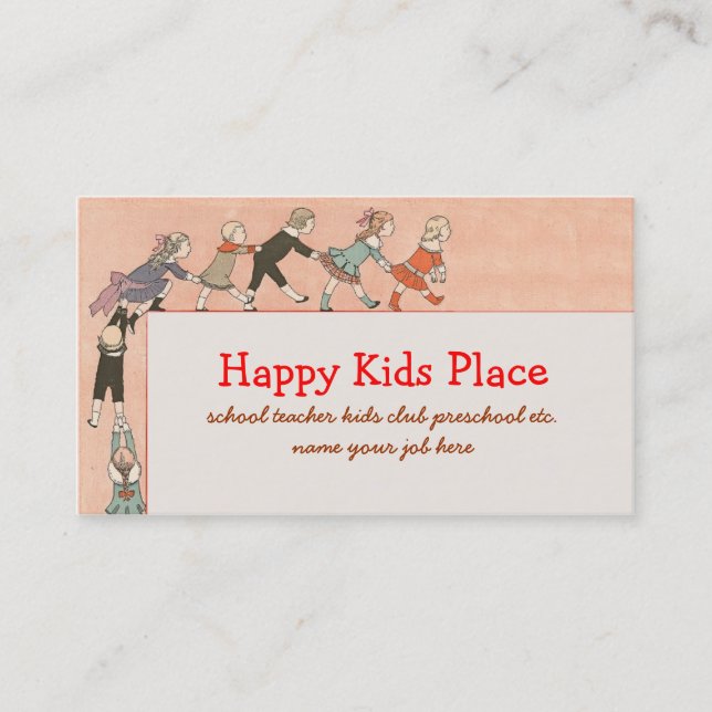 happy kids business card (Front)