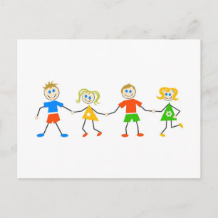 Happy Kids Postcard