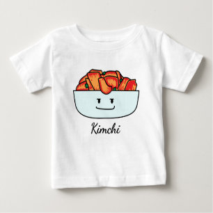 Happy Kimchi Kimchee Bowl - Happy Foods Designs Baby T-Shirt