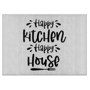Happy Kitchen Happy House Cutting Board