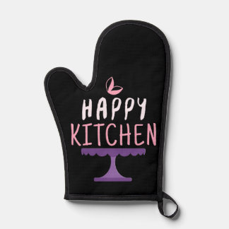 Happy Kitchen Oven Mitt