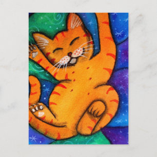 Happy Kitty Cat Postcard