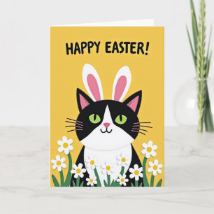 Happy Kitty Springtime Card