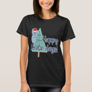 Happy Koala-Days Cute Koala In A Christmas Tree Gi T-Shirt