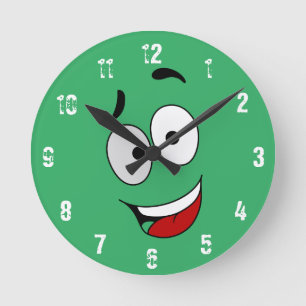Happy Kook Art Clock - Wall Clock