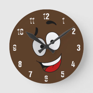 Happy Kook Art Clock - Wall Clock
