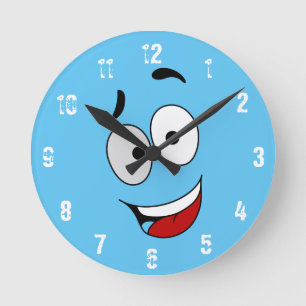 Happy Kook Art Clock - Wall Clock
