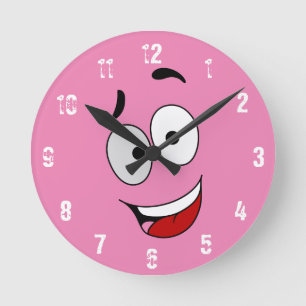 Happy Kook Art Clock - Wall Clock