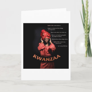 Happy Kwanzaa 321 Holiday Card