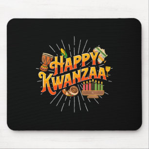 Happy Kwanzaa - African American Heritage Festival Mouse Pad