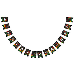 HAPPY KWANZAA African American USA Flag