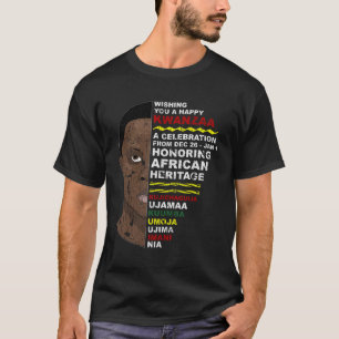 Happy Kwanzaa African Man Celebration T-Shirt