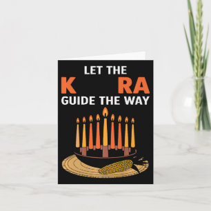 Happy Kwanzaa Candles Africa Holiday African Ameri Card