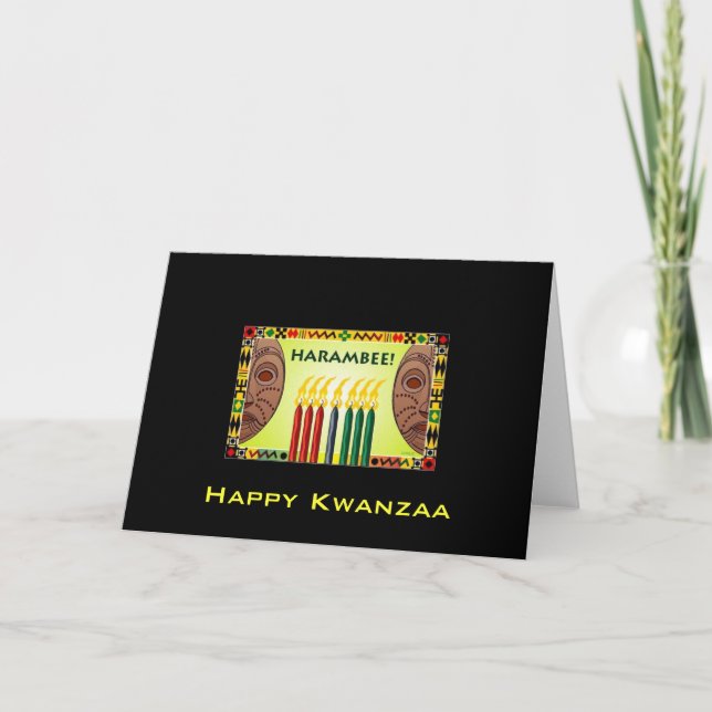 Happy Kwanzaa Card (Front)