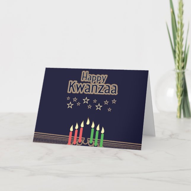 Happy Kwanzaa  Card (Front)
