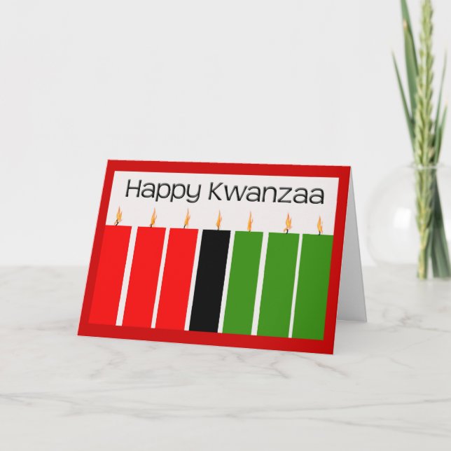 Happy Kwanzaa Card (Front)
