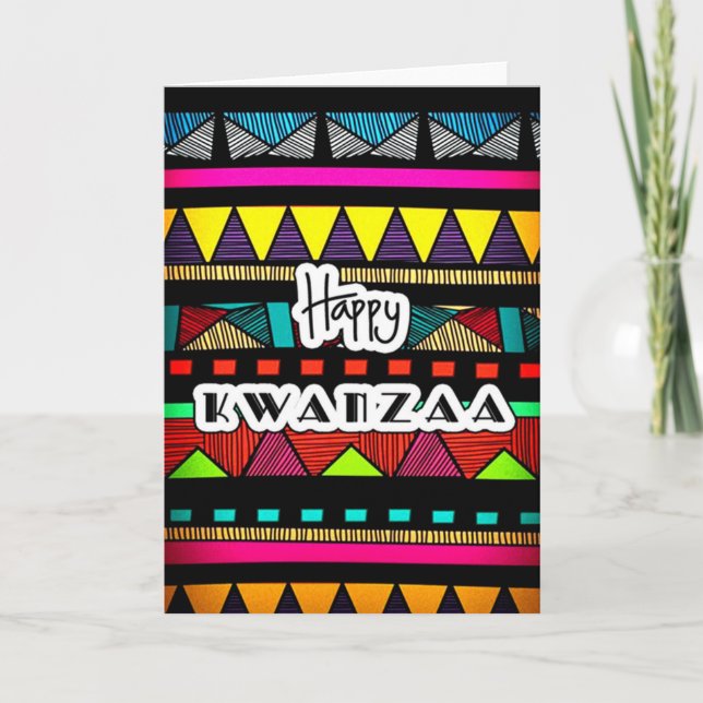 Happy Kwanzaa Card (Front)