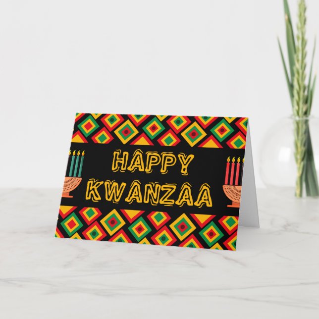 Happy Kwanzaa Card (Front)