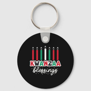 Happy Kwanzaa Celebrate African Key Ring