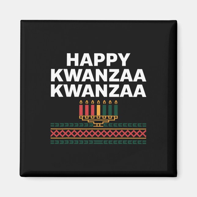 Happy Kwanzaa Celebration  Magnet (Front)
