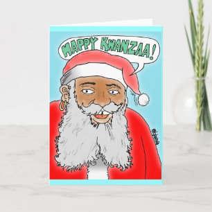 HAPPY KWANZAA CHRISTMAS CARD