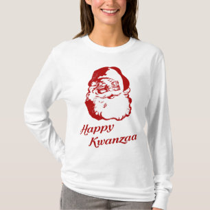 Happy Kwanzaa Christmas Santa Claus T-Shirt