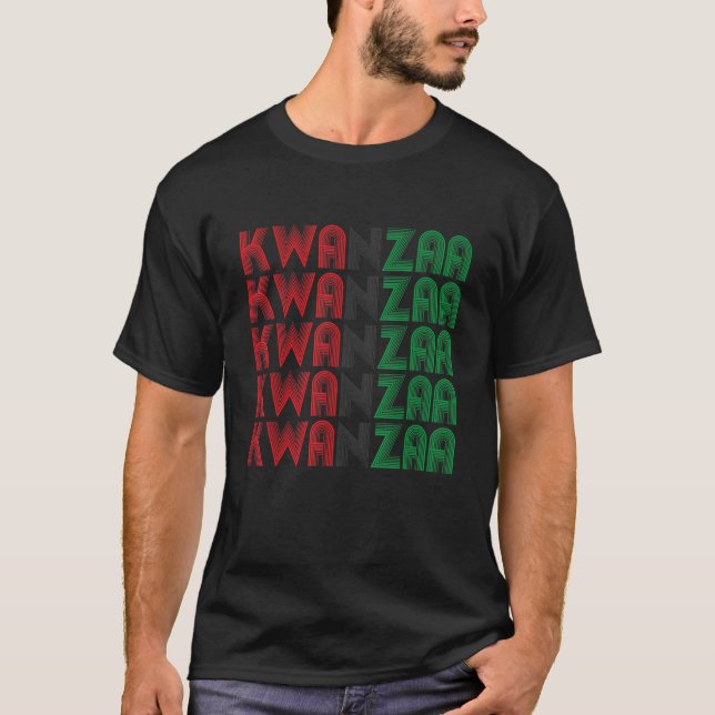Happy Kwanzaa Cool Black Culture Africa Celebratio T-Shirt (Front)