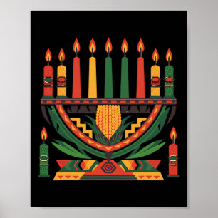 Happy Kwanzaa Day Kwanzaa Family Community Events Poster
