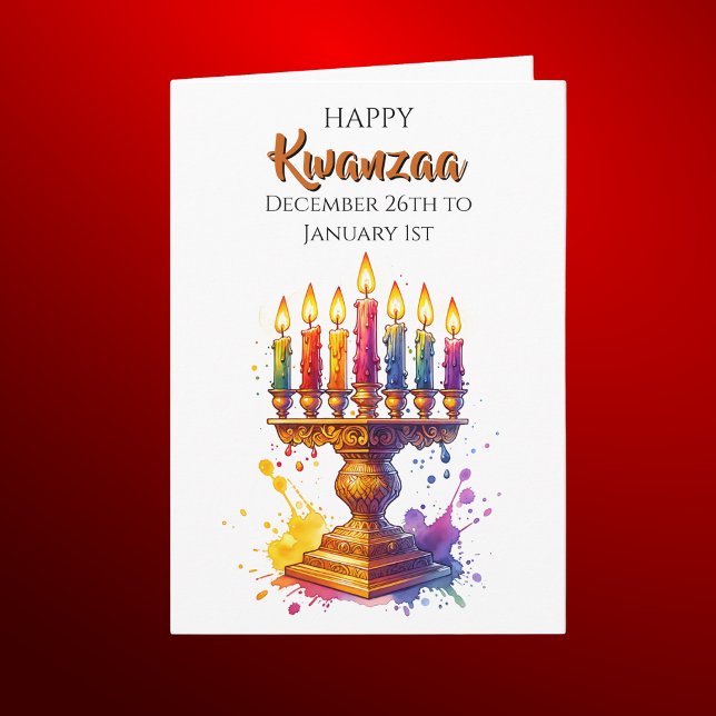 Happy Kwanzaa - December December 26 to January 1 Card (Creator Uploaded)