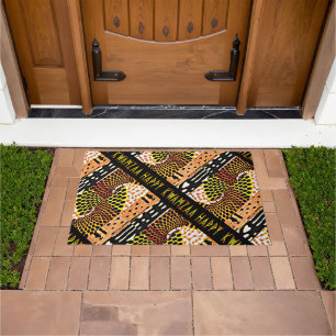  "Happy Kwanzaa"  Doormat
