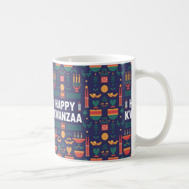 Happy Kwanzaa Gift Coffee Mug (Right)