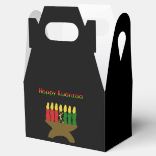 Happy Kwanzaa Kinara Favour Box