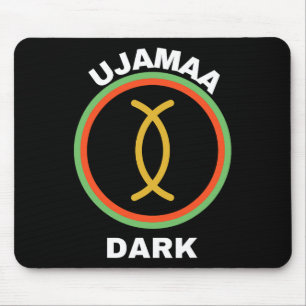 Happy Kwanzaa Kinara-ujamaa Principles Of Kwanzaa Mouse Pad