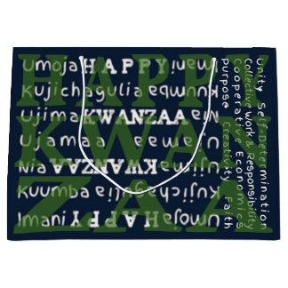 Happy Kwanzaa Large Gift Bag