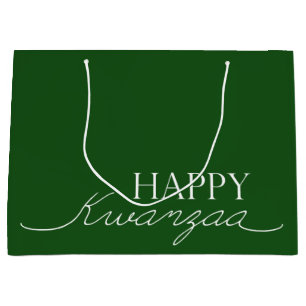 Happy Kwanzaa Large Gift Bag